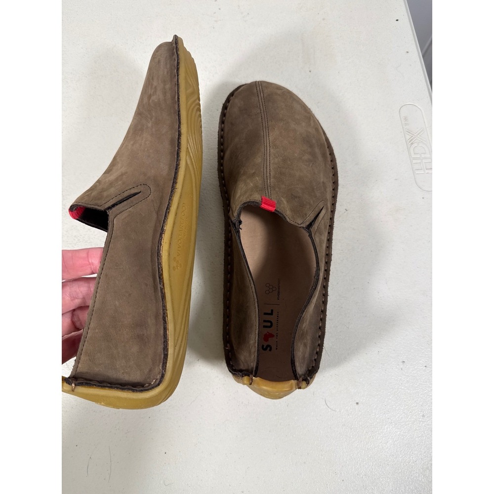 Vivobarefoot Soul of Africa Ababa Brown Suede Minimalist Slip On Shoes Womens 41 - Picture 7 of 10